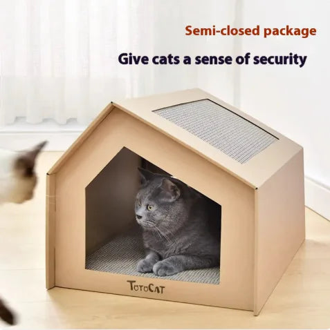 Escape Cat Scratcher House