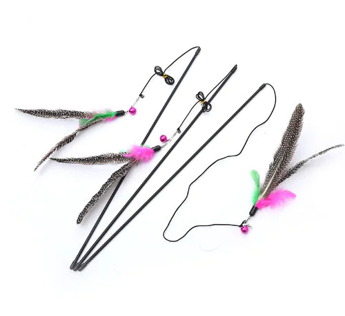 Quality Cat Toy with Cute Feather Bird Design - In Paw Store