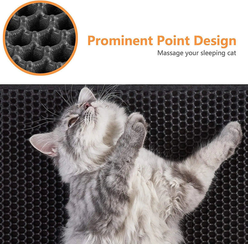 Double Layer Cat Litter Mat, EVA Material - In Paw Store
