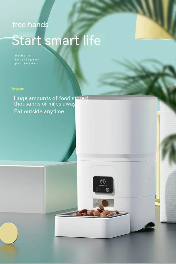 6L Smart Automatic Pet Feeder with Remote WiFi Control - In Paw Store
