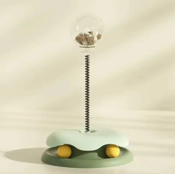 Interactive Cat Slow Feeder Toy for Food Dispensing - In Paw Store