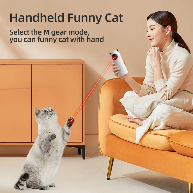 Electric Automatic Infrared Cat Teaser Toys - In Paw Store