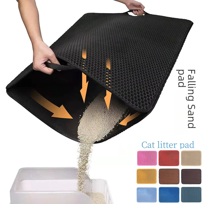 EVA Double Layer Waterproof Cat Litter Mat and Scratcher - In Paw Store