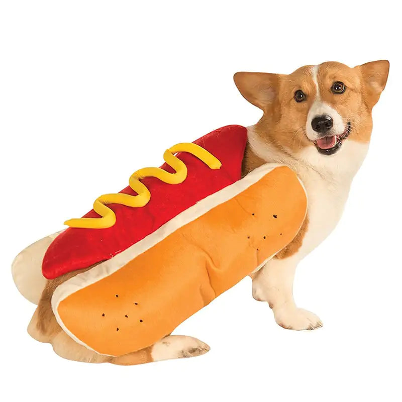 Funny Halloween Dog Costumes - Hot Dog Design Apparel - In Paw Store