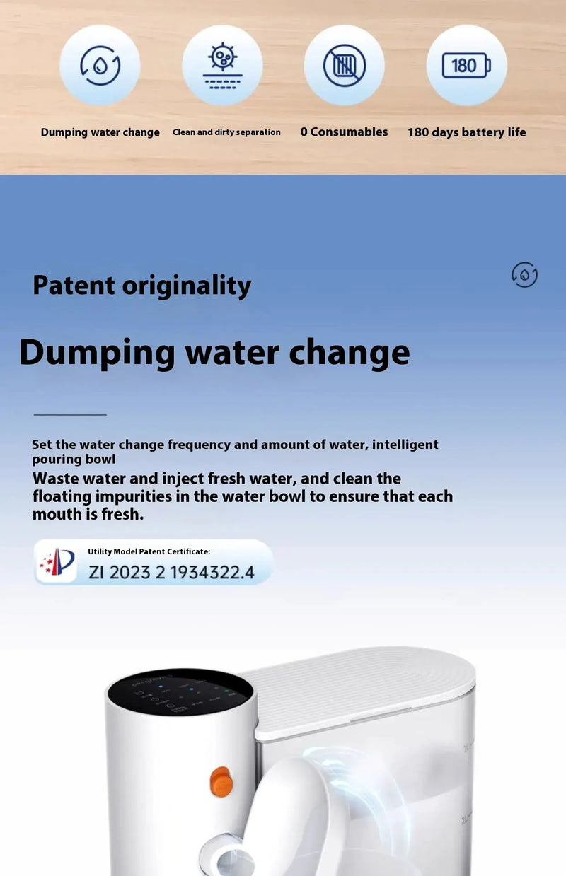 Dump Cat Rechargeable Water Fountain - In Paw Store