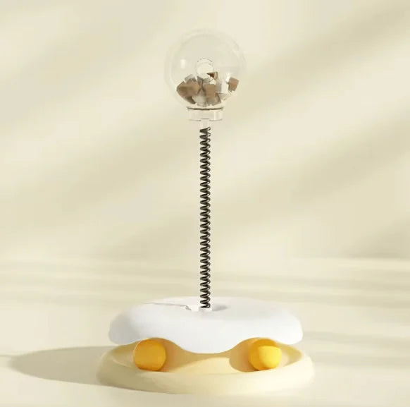 Interactive Cat Slow Feeder Toy for Food Dispensing - In Paw Store