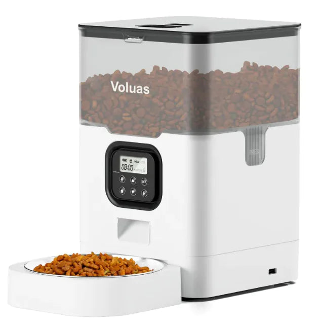 Intelligent Automatic Double Meal Pet Feeder (4L & 6L, Various Colors & Styles) - In Paw Store