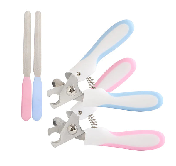 Stainless Steel Pet Nail Clipper Set for Cats and Dogs - In Paw Store