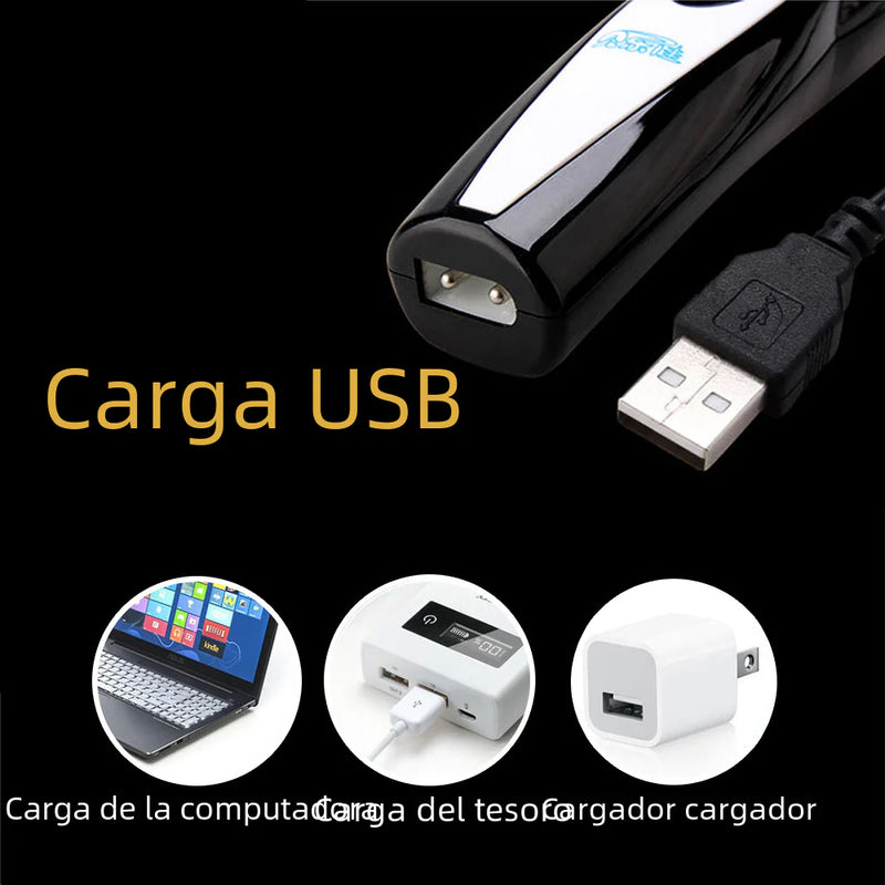 Pet Grooming Clippers for Dogs and Cats with USB Interface