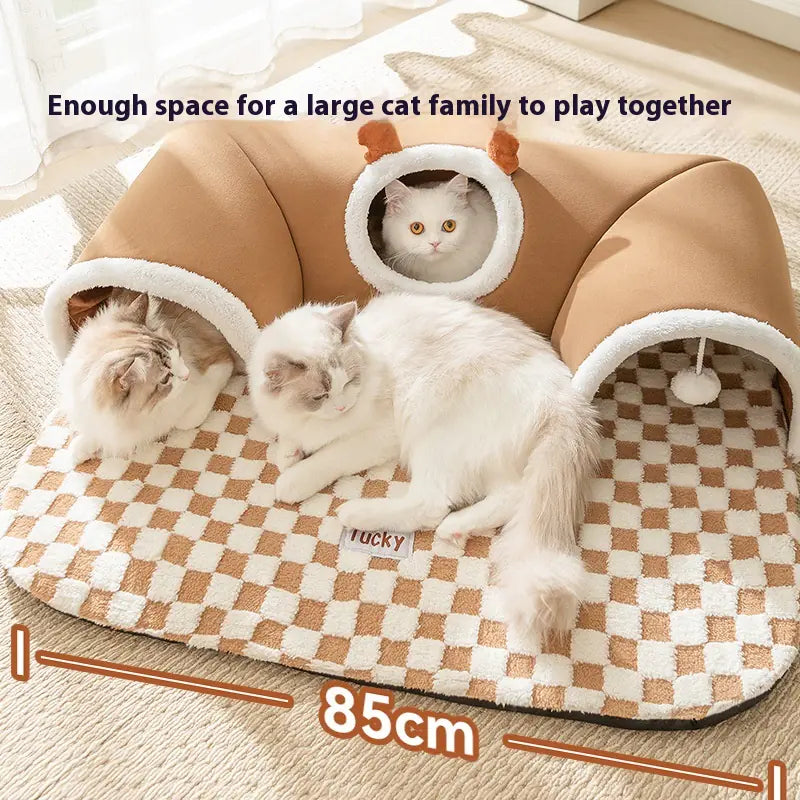 Cat Tunnel Play