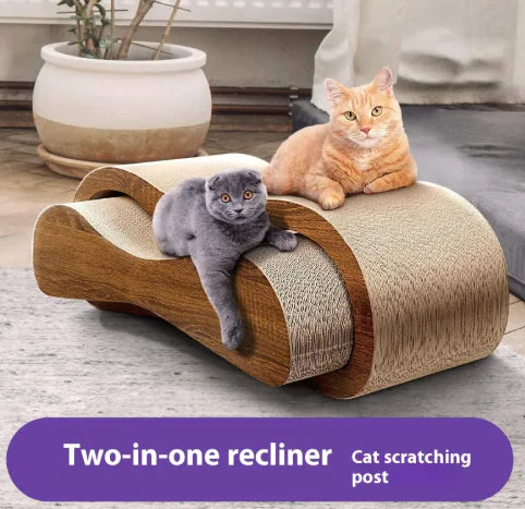 Friendly Corrugated Cat Scratching Post