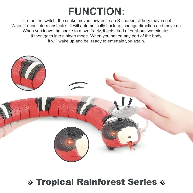 USB Charging Interactive Snake Toy for Cats - Endless Fun - In Paw Store