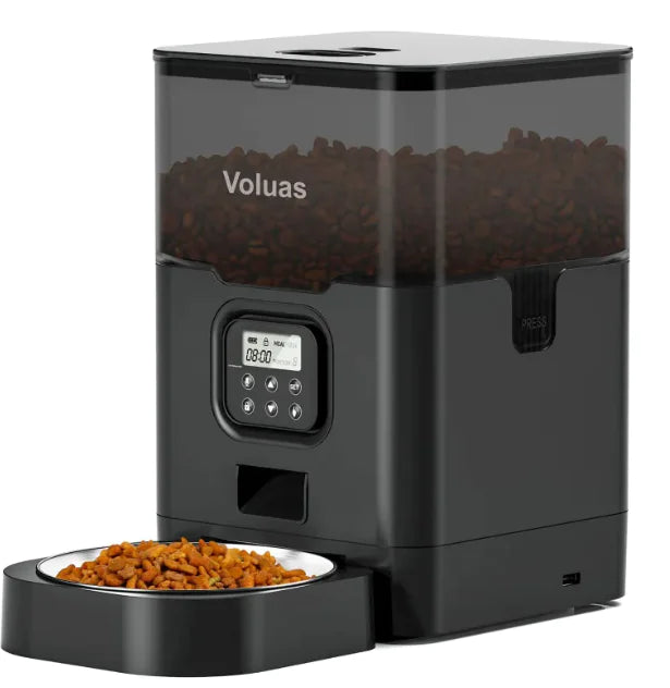 Intelligent Automatic Double Meal Pet Feeder (4L & 6L, Various Colors & Styles) - In Paw Store