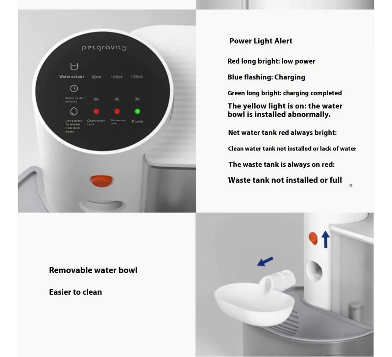 Dump Cat Rechargeable Water Fountain - In Paw Store
