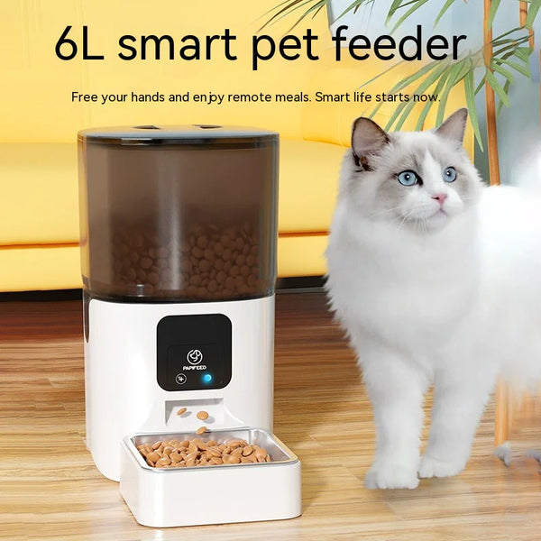 6L Smart Automatic Pet Feeder with Remote WiFi Control - In Paw Store