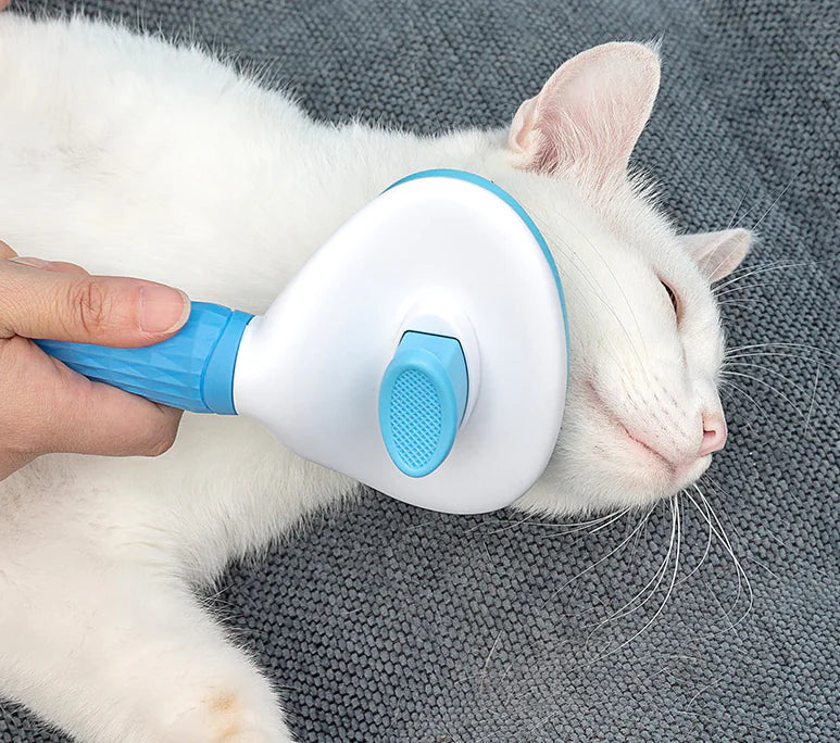 Self-Cleaning Cat Grooming Comb