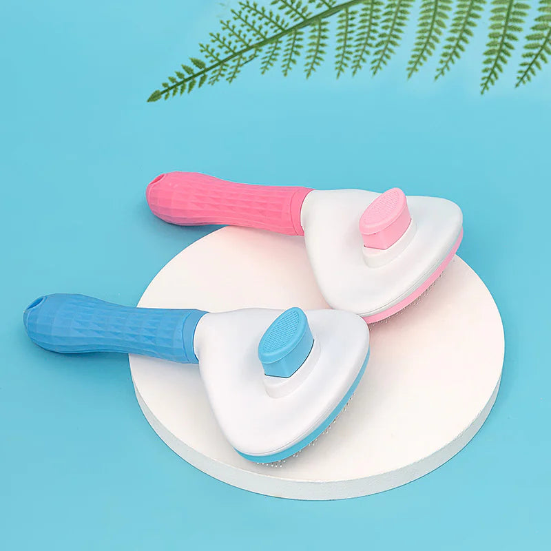 Self-Cleaning Cat Grooming Comb