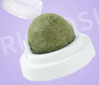 Interactive Crab Cat Mint Ball for Teeth Cleaning