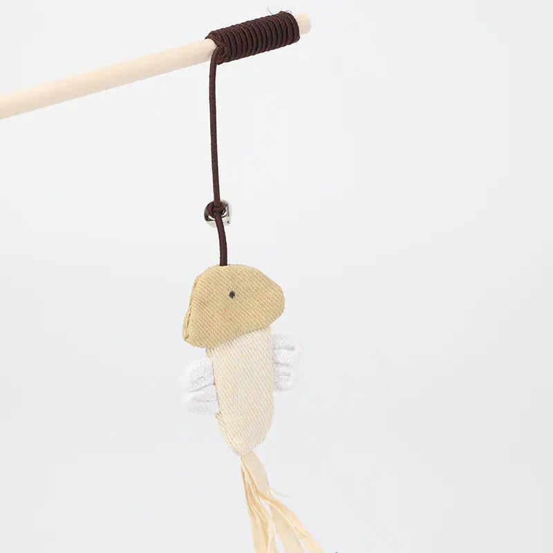 Interactive Sisal Cat Teaser Wand - In Paw Store