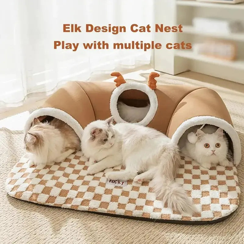 Cat Tunnel Play