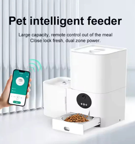 6L Smart Automatic Pet Feeder with Remote WiFi Control - In Paw Store