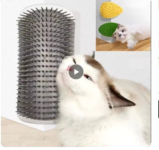 Corner Cat Scratcher Massage Brush Cat Scratch Board - In Paw Store