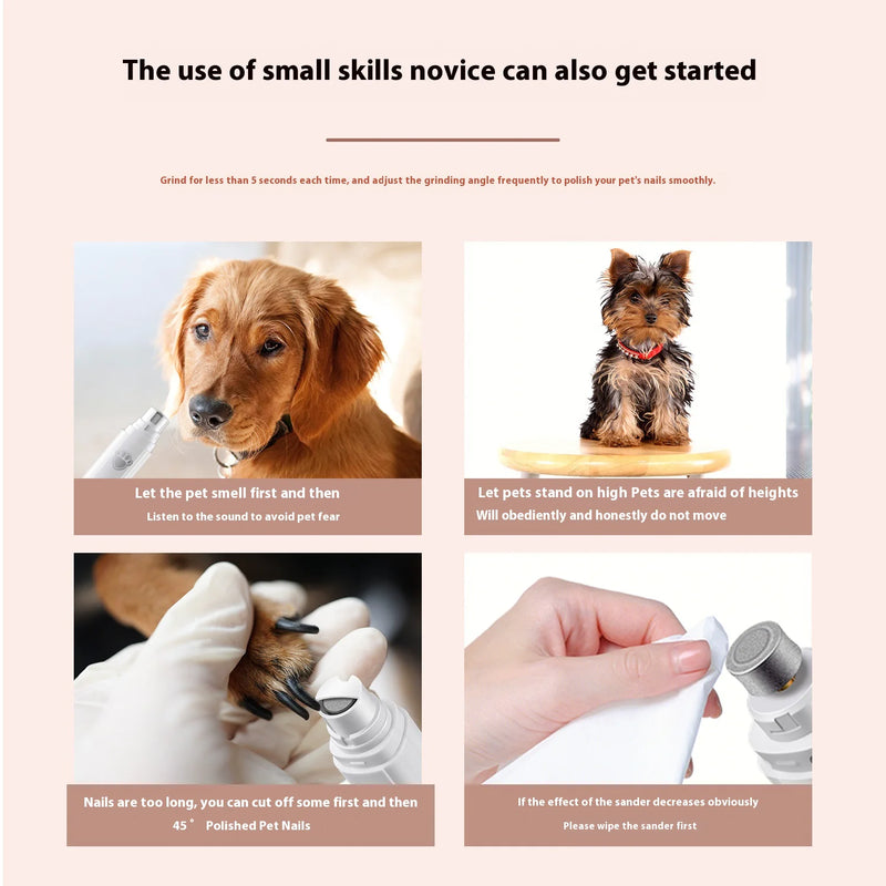 USB Rechargeable Pet Nail Trimmer - In Paw Store