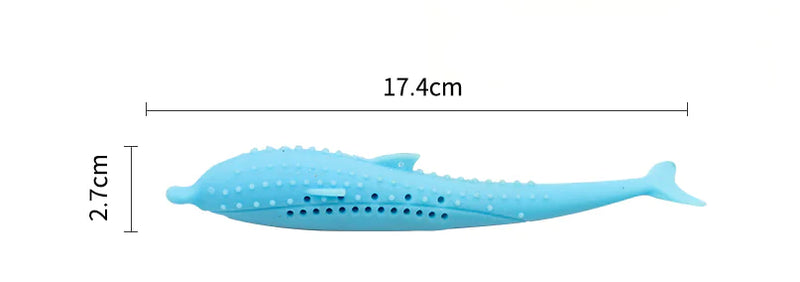 Cat Toothbrush Toy - Silicone Mint Fish Chew Sticks - In Paw Store